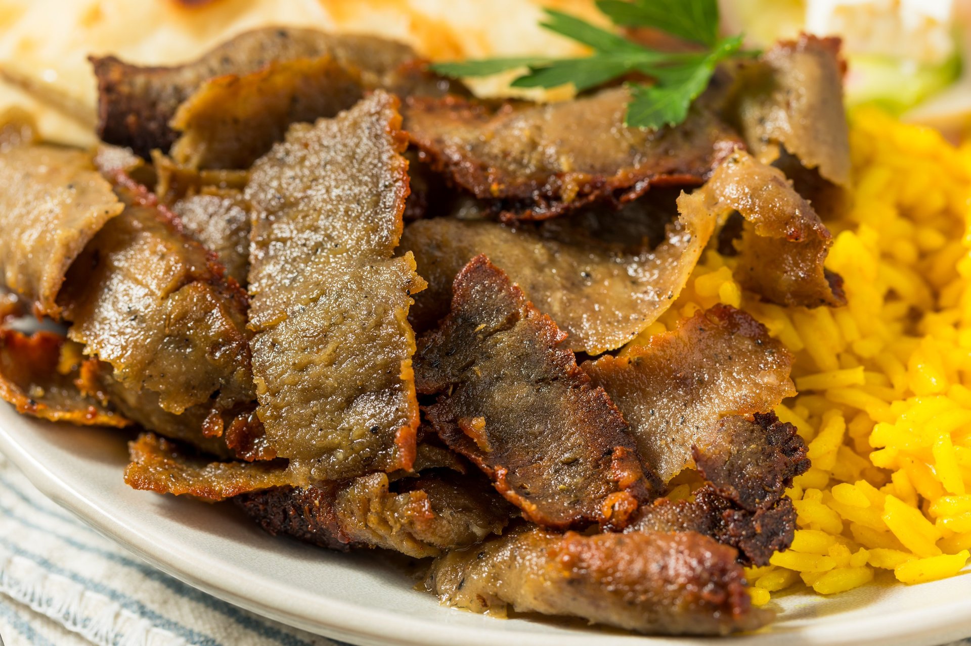 Greek food spread